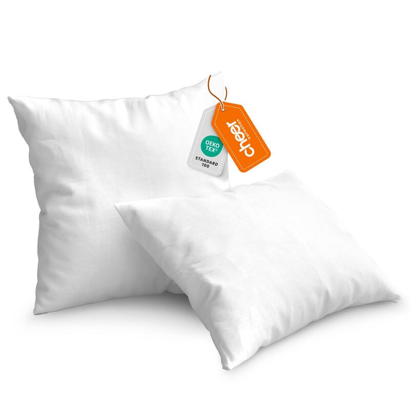 Cheer Collection Set of 2 Soft and Plush Throw Pillows - 16x16