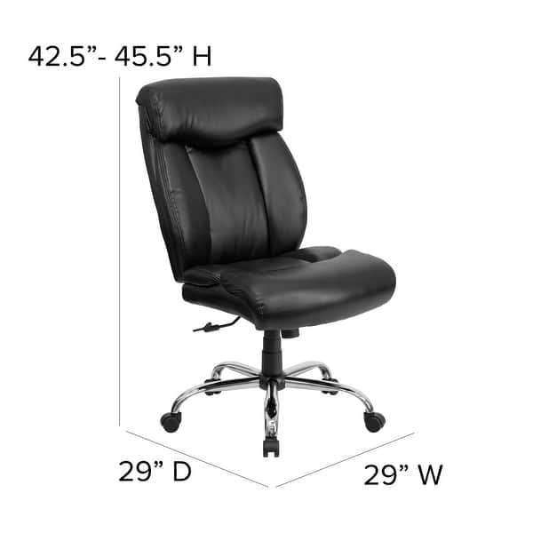 Big & Tall 400 lb. Rated High Back Executive Swivel Office Chair Bed