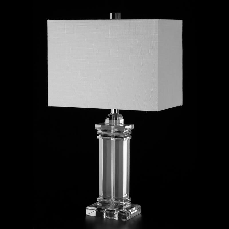 Channing 23.5" Crystal LED Table Lamp, Clear by JONATHAN Y