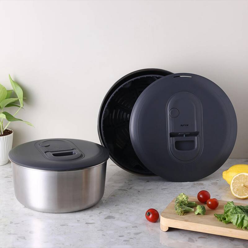 Zyliss Easy Spin Salad Spinner Stainless Steel S