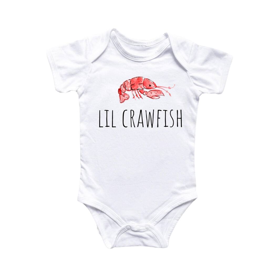 Little Crawfish - Baby Boy Girl Clothes Infant Bodysuit Funny Cute Newborn