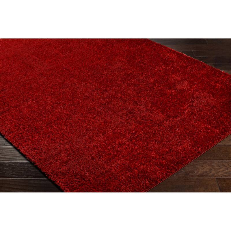 Livabliss Cloudy Shag Vibrant Solid Plush Area Rug