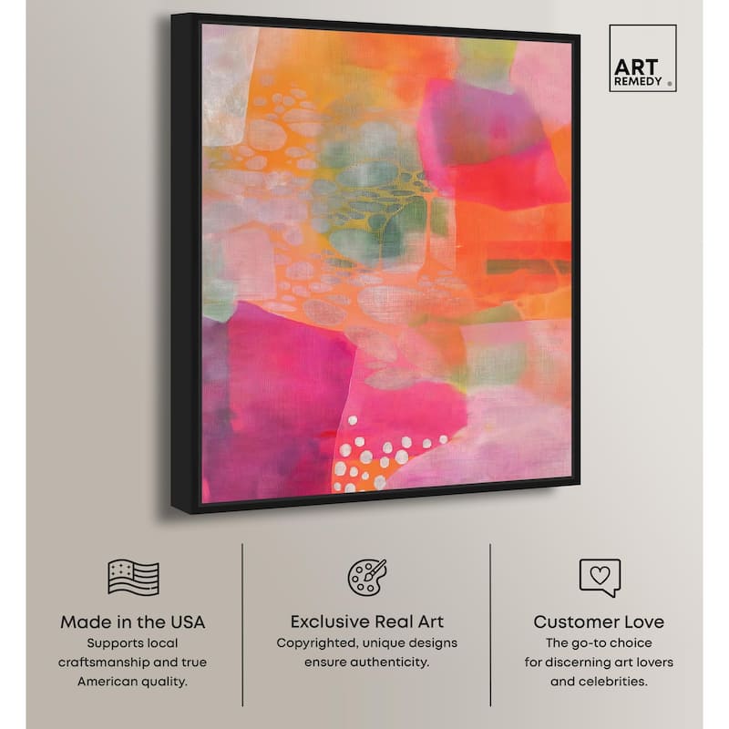 Garnet Gleam II Canvas by Art Remedy