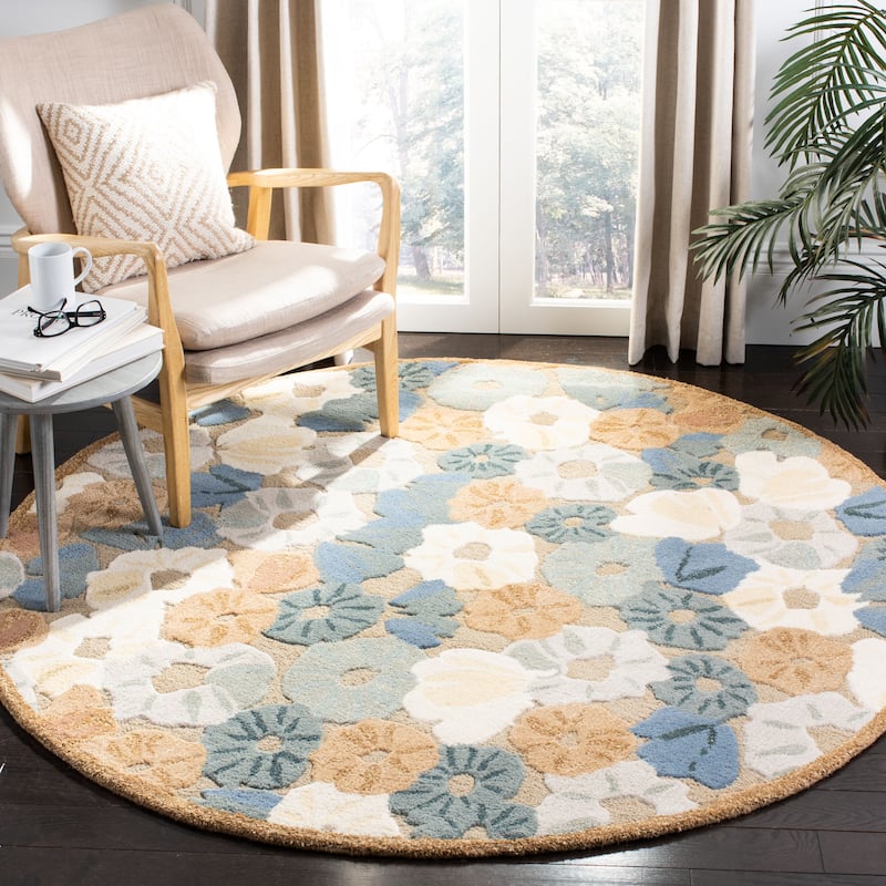 Martha Stewart by SAFAVIEH Poppy Field Wool/ Viscose Rug