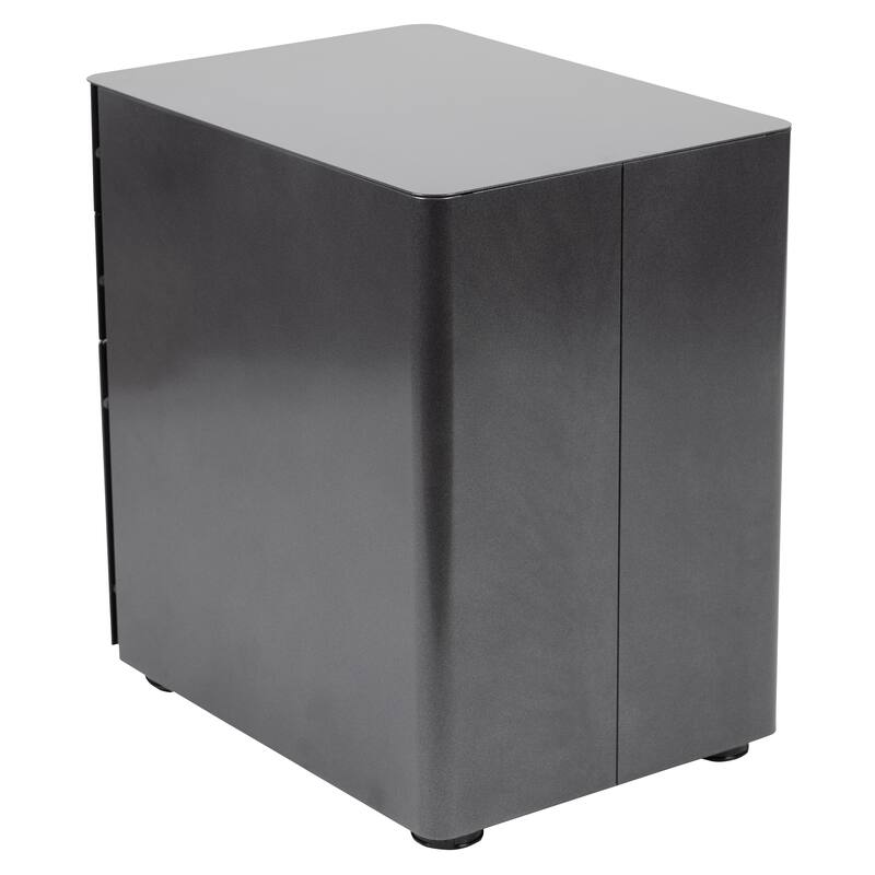 Modern 3-Drawer Mobile Locking Filing Cabinet Storage Organizer