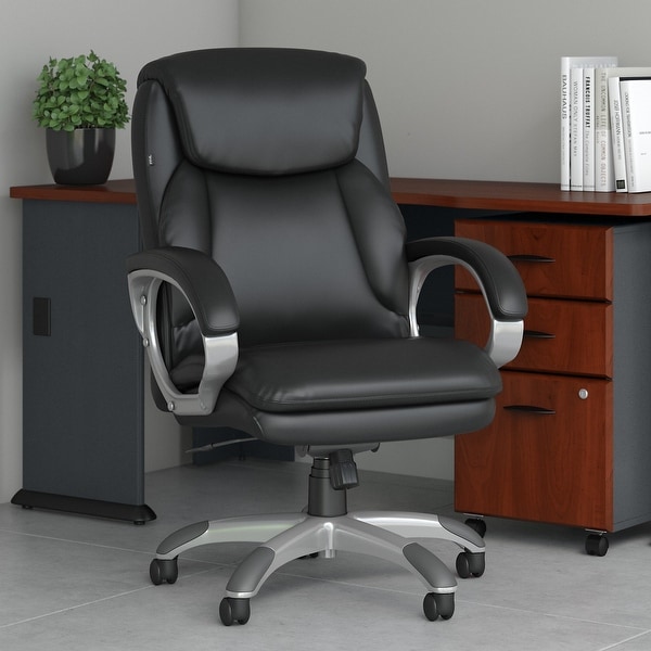 Bush Business Furniture Market Street High Back Leather Executive Office Chair. Opens flyout.