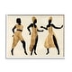 preview thumbnail 6 of 9, Stupell Industries Powerful Women Dancing African Glam Fashion Black Beige Framed Wall Art White - 16 x 20