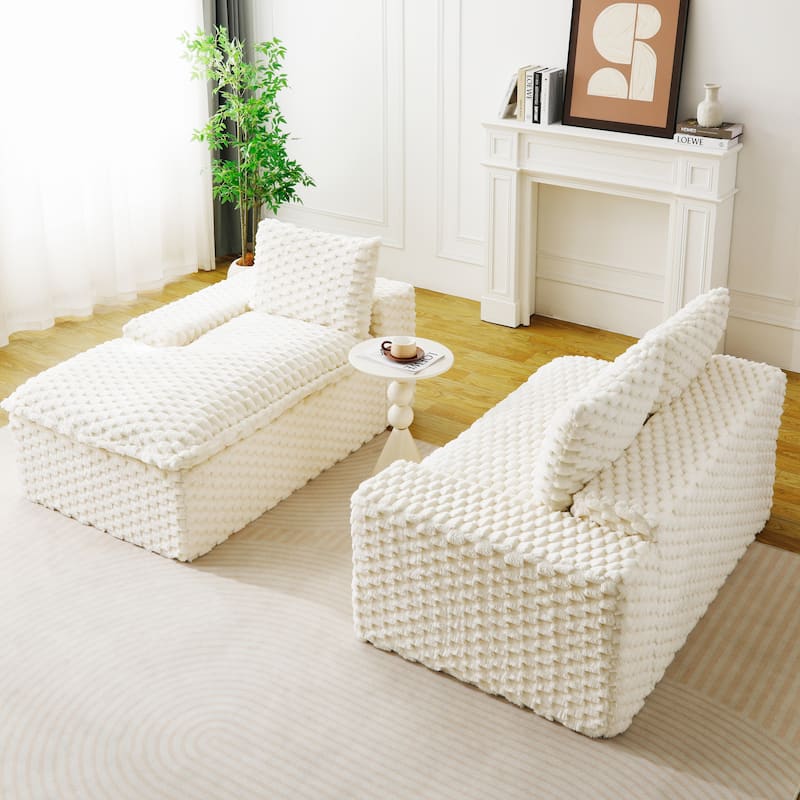 Modular Chaise Lounge Couch Convertible Multi Shape Sectional Sofa