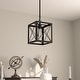 preview thumbnail 3 of 37, Acroma 1-light Farmhouse Rustic Rectangle Kitchen Island Pendant Light - 8 inches