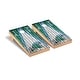 preview thumbnail 1 of 3, Tulane Green Wave 2x4 Pro Cornhole Boards - V7 Include Carrying Case