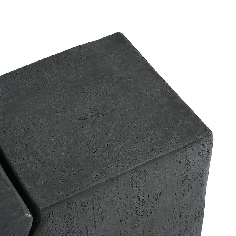 Outdoor & Indoor End Tables Set of 2 MGO Nesting Side Tables