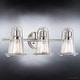 preview thumbnail 4 of 4, Luxury Coastal Bath Light, 8.25"H x 24"W, with Nautical Style, Brushed Nickel, BWP4072 by Urban Ambiance - 24