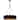 Santana 5-Light Matte Black Pendant