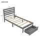 preview thumbnail 8 of 7, Twin Size Platform Bed with Drawer