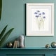 Dainty Botanical Cornflower-Premium Framed Print - Ready to Hang - Bed ...
