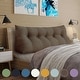 preview thumbnail 46 of 58, WOWMAX Large Bed Headboard Pillow Back Support Reading Wedge Cushion
