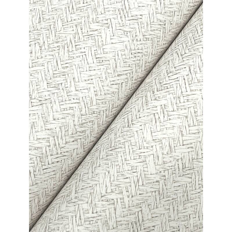 Woven Basket White Wallpaper