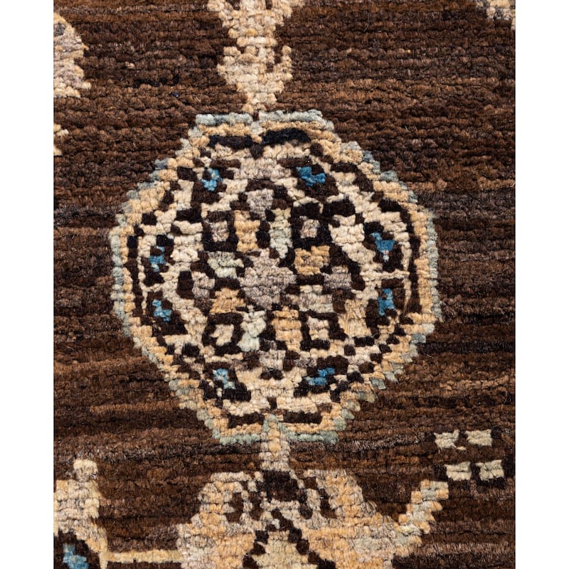 Serapi One-of-a-Kind Hand-Knotted Area Rug - Brown - 4' 0" x 5' 11"