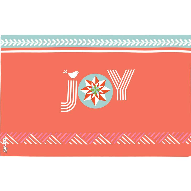Tervis Christmas Joy Holiday Season Made in USA Double Walled Insulated Travel Tumbler, Classic