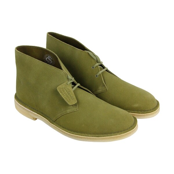 clarks boots mens green