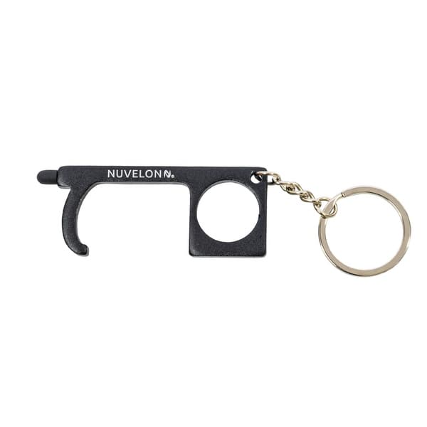 Nuvelon No Touch Door Opener Tool With Stylus Tip Multi Functional Metal Tool With Keychain Black Or Rose Gold Color Overstock Nuvelon No Touch Door Opener Tool With Stylus Tip Multi Functional Metal Tool With Keychain Black Or Rose Gold Color Overstock
