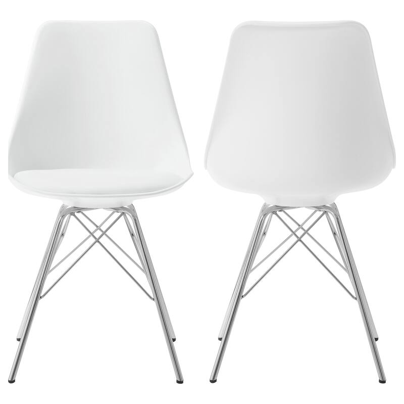 Juniper Polypropylene Dining Side Chair (Set of 2) - White