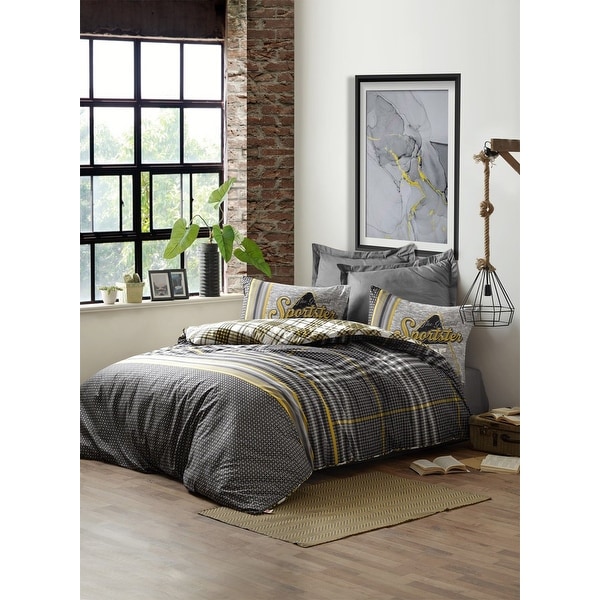SUSSEXHOME Sports in Gray Full Size Duvet Cover Set Hypoallergenic Bed Bath Beyond 31666413