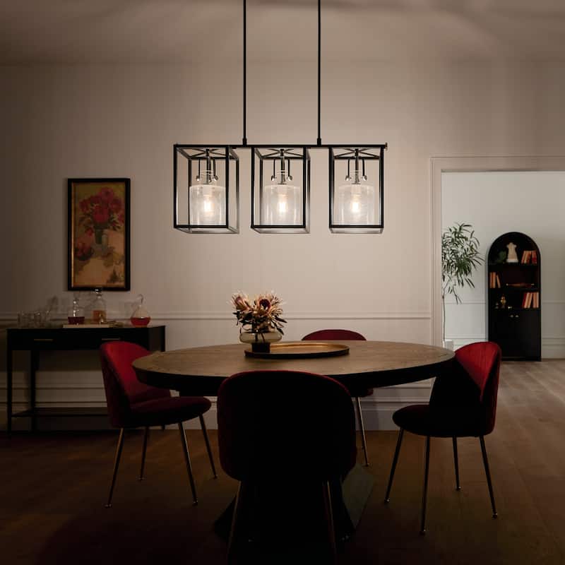 Kichler Lighting Kitner 3-Light Chandelier Polished Nickel