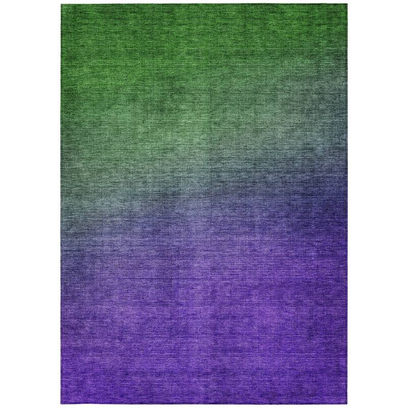 HomeRoots Ombre Transitional Rectangle Outdoor Rug