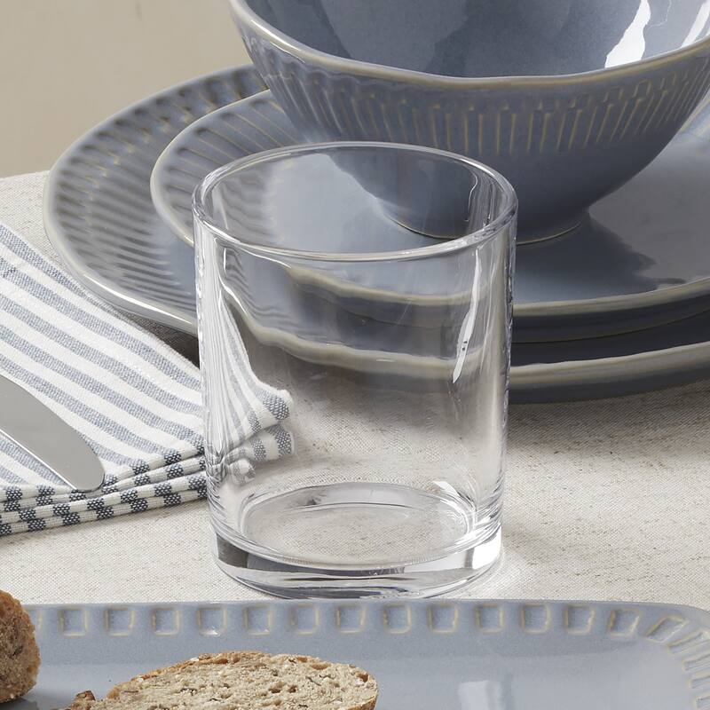 Oneida Stackables Drinkware, Set of 6, Tall Glasses - 6-Piece Tall: 4" H x 3.5" Round; 14 fl. oz.