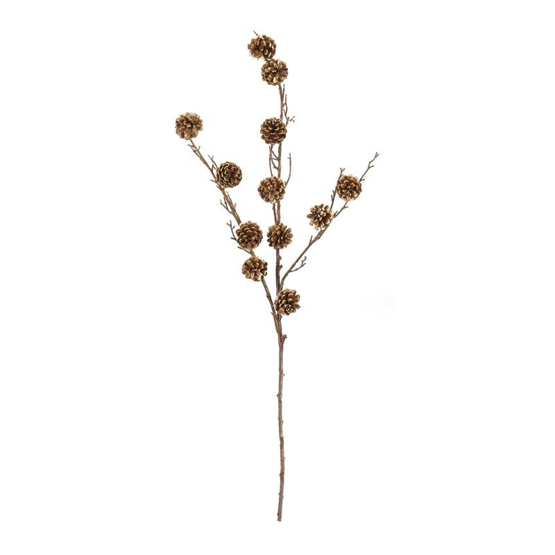 Set of 2 Pinecone Twig Artificial Christmas Sprays 35"
