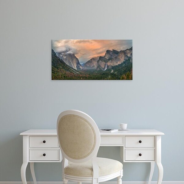 Easy Art Prints Elizabeth Carmel's 'Heaven and Earth' Premium Canvas Art