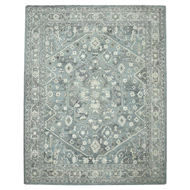 HomeRoots Oriental Transitional Rectangle Area Rug