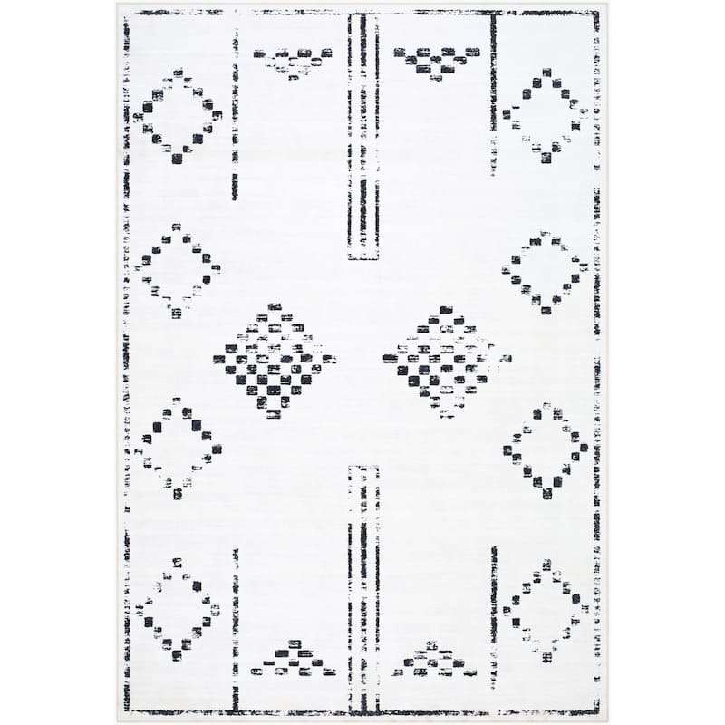Livabliss Scandinavian Lavable Tribal Washable Area Rug