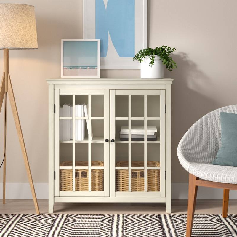 Linon Galway White Cabinet