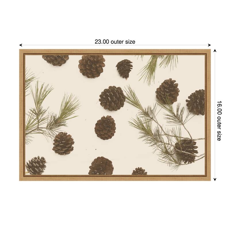 Merry Christmas My Dear by Florent Bodart (23 x 16 in.), Framed Canvas Wall Art Print