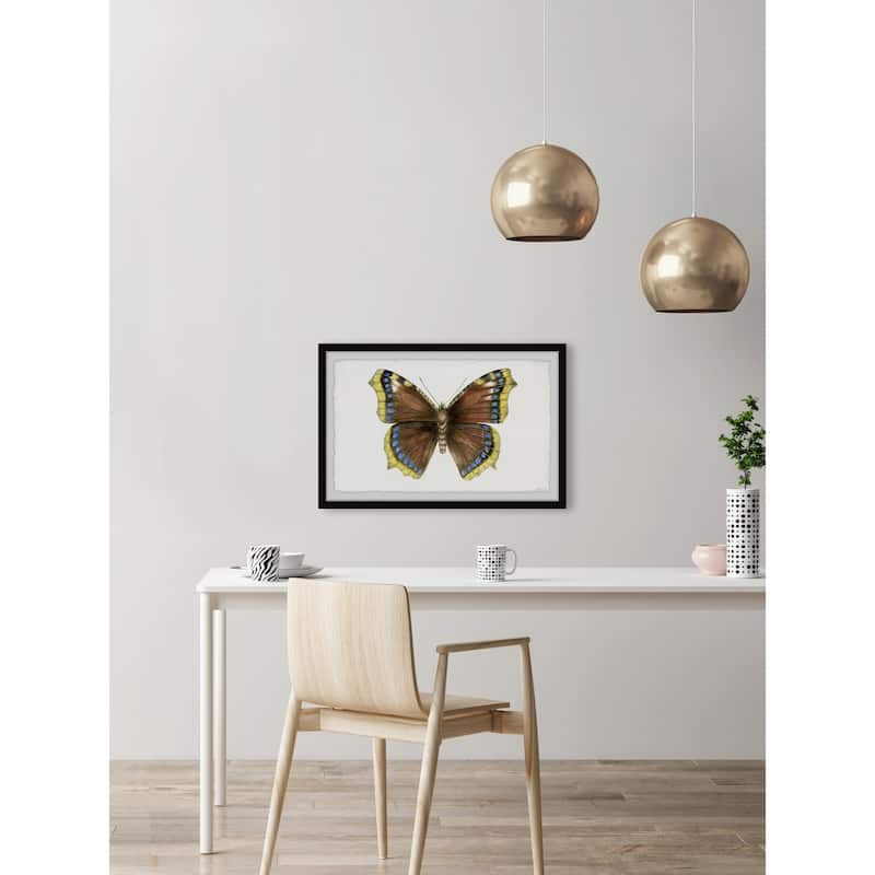 Bright Blue Spots Framed Print