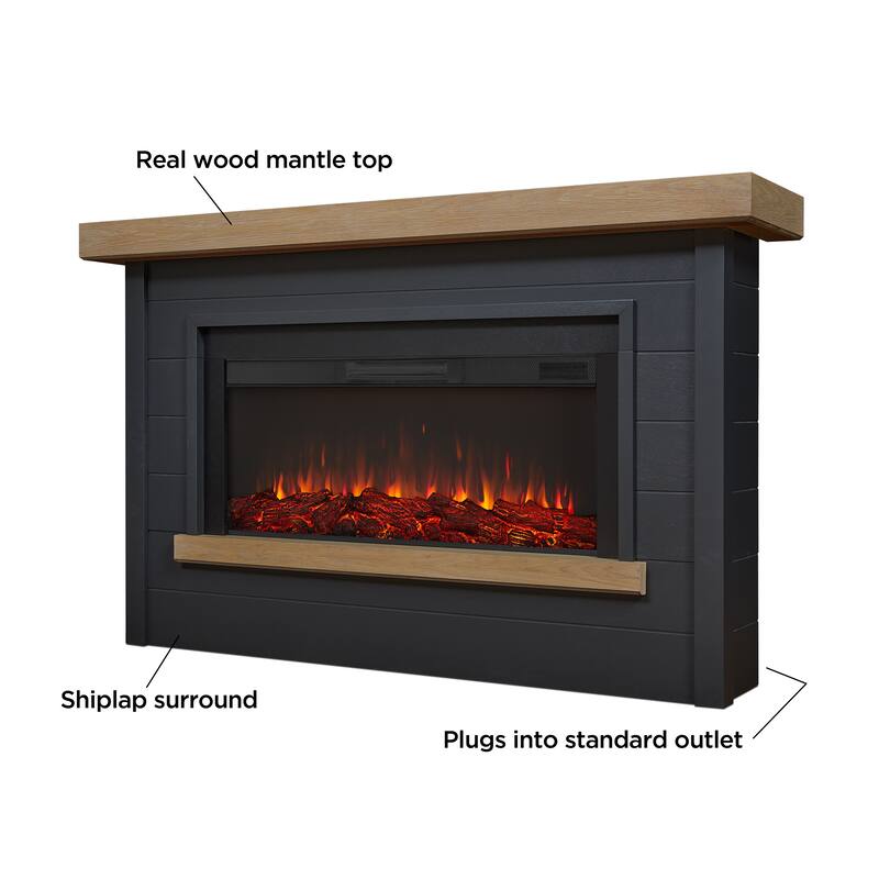 Bernice Landscape Electric Fireplace by Real Flame