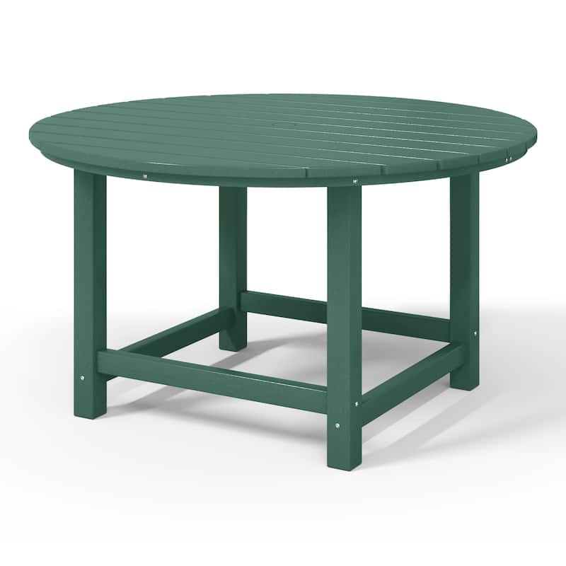 Polytrends Laguna Kids Outdoor 38" Round Poly Dining Table for Children