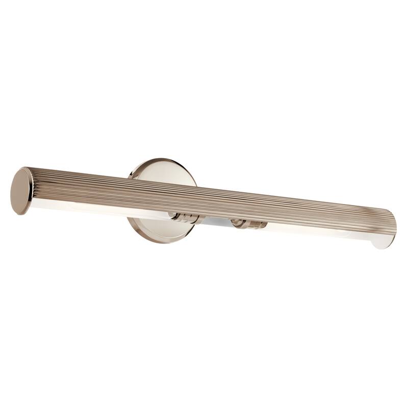 Midi 24 in. 2-Light LED Picture Light with Adjustable Arm - 24 in - Polished Nickel