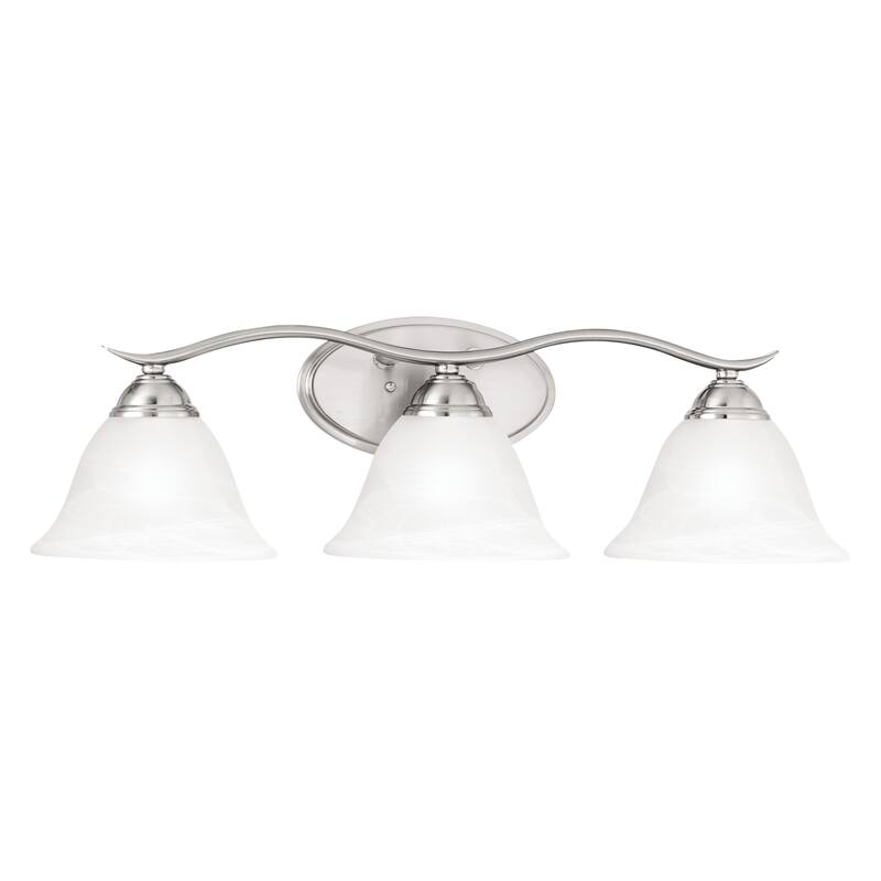 Prestige 17-inch Wide 2-Light Vanity Light in Brushed Nickel - 26.5