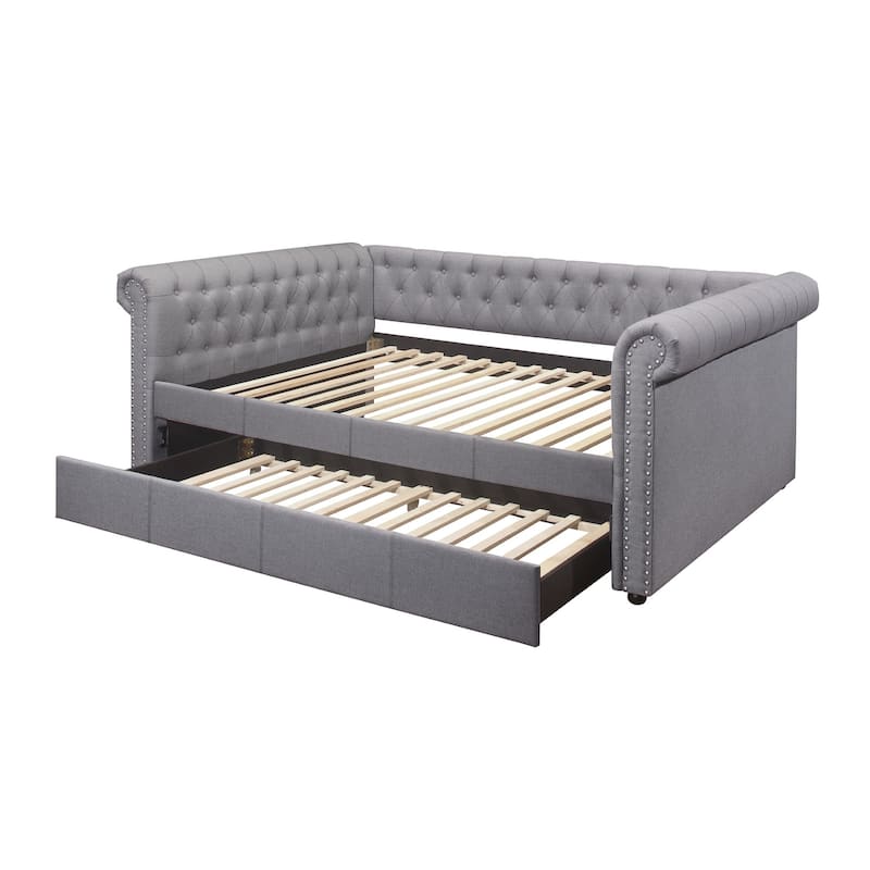 Venice Upholstered Daybed with Trundle