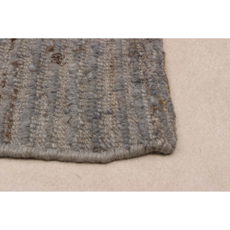 ECARPETGALLERY Hand-knotted Peshawar Ziegler Light Grey Wool Rug - 5'11 x 8'6