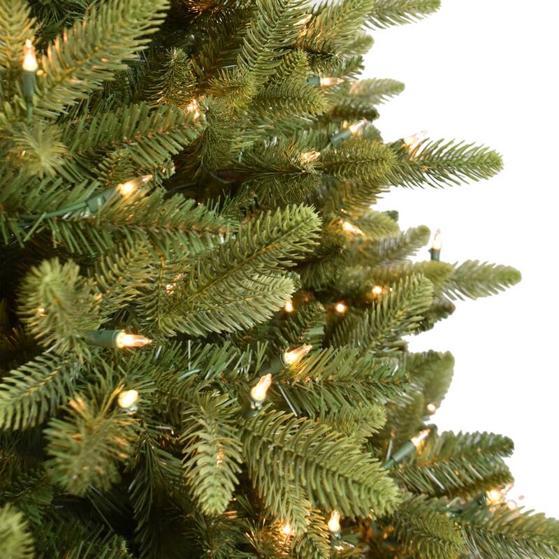 Puleo International 6.5 ft. Pre-lit Slim Westford Spruce Artificial Christmas Tree