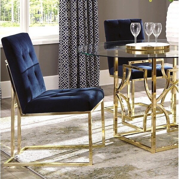 Brass dining room chairs sales