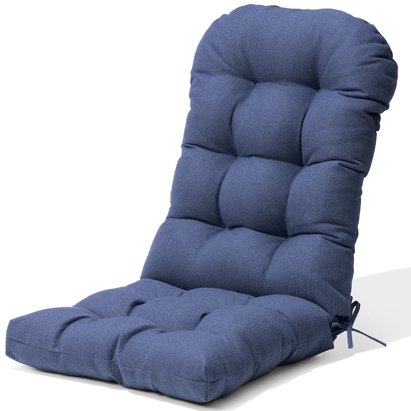 Outdoor Adirondack Chair Cushion Thickened Patio Chair Pad Lounge Rocking Chair Cushion - 1PC - SKY