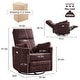 preview thumbnail 18 of 68, HOMYKA Power Rocker Swivel Recliner with USB and Type-C Ports