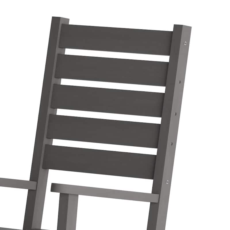 Classic Commercial Grade All-Weather Outdoor Rocking Chairs (Set of 2)