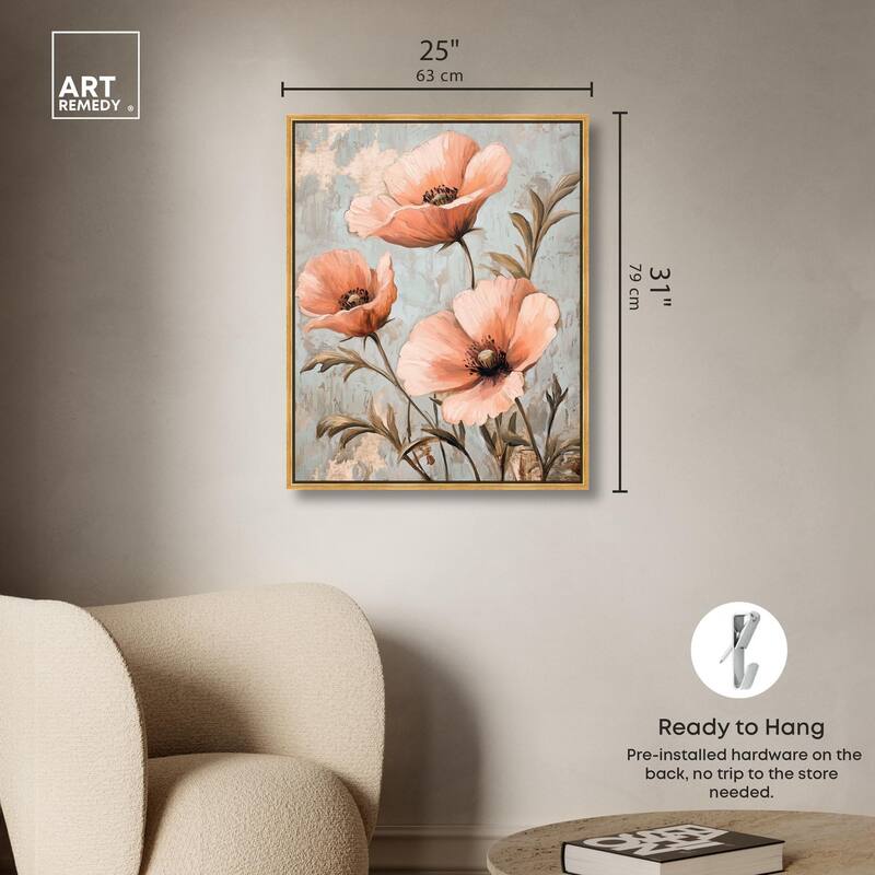 Artistic Blooms Canvas by Art Remedy