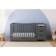 preview thumbnail 32 of 35, Graco Remi 4 in 1 Convertible Crib & Changer with Premium Foam Crib and Toddler Mattress